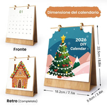 Carica l'immagine nel visualizzatore di Gallery, Calendario da Dipingere con i Numeri 2026 - Momenti del Natale