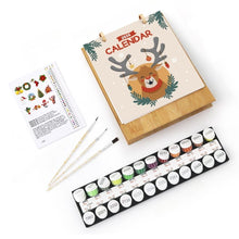 Carica l'immagine nel visualizzatore di Gallery, Calendario da Dipingere con i Numeri 2026 - Stile Natalizio 2