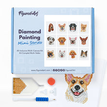 Carica l'immagine nel visualizzatore di Gallery, Mini Set Diamond Painting - Cani