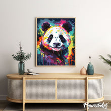 Carica l'immagine nel visualizzatore di Gallery, Dipingere con i numeri - Panda Astratto Colorato
