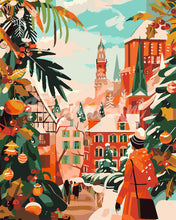 Carica l'immagine nel visualizzatore di Gallery, Dipingere con i numeri - Ai mercatini di Natale Figured'Art