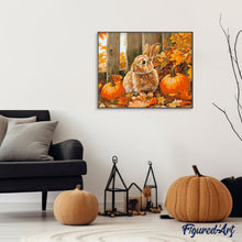 Carica l'immagine nel visualizzatore di Gallery, Dipingere con i numeri - Coniglio e zucche