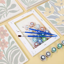 Carica l'immagine nel visualizzatore di Gallery, Dipingere con i numeri – Set di 6 tele | Motivi floreali colorati