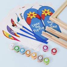 Carica l'immagine nel visualizzatore di Gallery, Dipingere con i numeri – Set di 6 tele | Infradito estive decorative