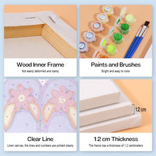 Carica l'immagine nel visualizzatore di Gallery, Dipingere con i numeri – Set di 6 tele | Infradito estive decorative