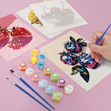 Carica l'immagine nel visualizzatore di Gallery, Dipingere con i numeri – Set di 6 tele | Frutti disco