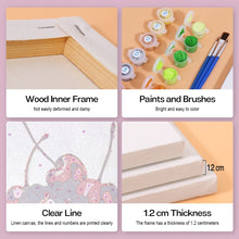 Carica l'immagine nel visualizzatore di Gallery, Dipingere con i numeri – Set di 6 tele | Frutti disco