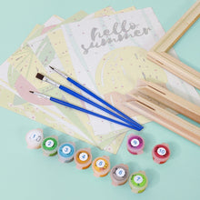 Carica l'immagine nel visualizzatore di Gallery, Dipingere con i numeri – Set di 6 tele | Illustrazioni di frutta estiva