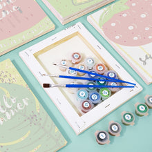 Carica l'immagine nel visualizzatore di Gallery, Dipingere con i numeri – Set di 6 tele | Illustrazioni di frutta estiva