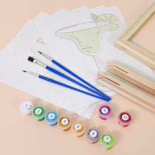 Carica l'immagine nel visualizzatore di Gallery, Dipingere con i numeri – Set di 6 tele | Cocktail classici