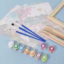 Carica l'immagine nel visualizzatore di Gallery, Dipingere con i numeri – Set di 6 tele | Scorci mediterranei