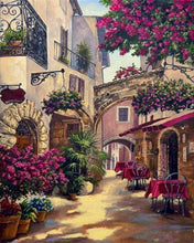 Carica l'immagine nel visualizzatore di Gallery, Dipingere con i numeri - Strada di paese