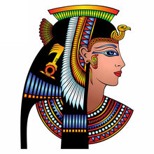 Carica l&#39;immagine nel visualizzatore di Gallery, Puzzle 2D in legno - Ritratto egiziano