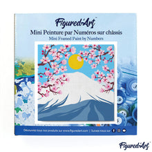 Carica l'immagine nel visualizzatore di Gallery, Mini Kit da Dipingere con i Numeri 20x20cm con cornice Monte Fuji