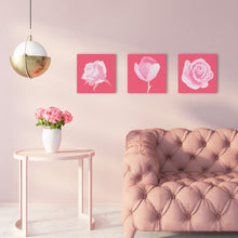 Carica l'immagine nel visualizzatore di Gallery, Mini Kit da Dipingere con i Numeri 20x20cm con cornice Tulipano rosa