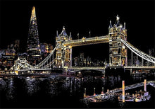 Carica l&#39;immagine nel visualizzatore di Gallery, Scratch Painting - Ponte A Londra