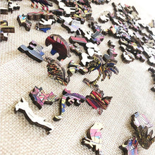 Carica l&#39;immagine nel visualizzatore di Gallery, Puzzle 2D in legno - Unicorno Sognante