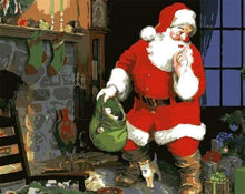 Carica l&#39;immagine nel visualizzatore di Gallery, Dipingere con i numeri - Regalo Di Babbo Natale