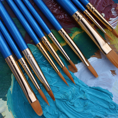 Pittura Ad Olio Per Numeri Per Adulti E Bambini | Kit Fai Da Te 40x50 Cm | Tela Autunno | Include Pennelli E Colori Acrilici - 3