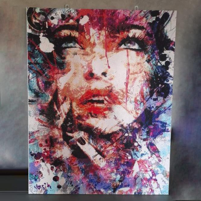 Miriam e il suo Diamond Painting