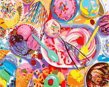 Carica l'immagine nel visualizzatore di Gallery, Dipingere con i numeri - Gelato per tutti i gusti