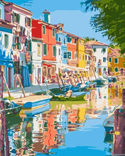 Carica l'immagine nel visualizzatore di Gallery, Dipingere con i numeri - Sul canale d'estate