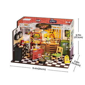 Casa in miniatura 3D - Officina