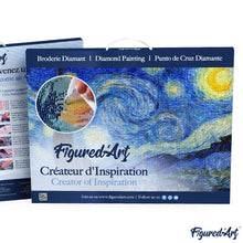 Carica l&#39;immagine nel visualizzatore di Gallery, Diamond Painting - Salone addobbato a Natale 40x50cm tela già incorniciata