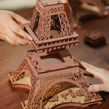 Carica l&#39;immagine nel visualizzatore di Gallery, Puzzle 3D - Notte della Torre Eiffel