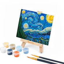Carica l'immagine nel visualizzatore di Gallery, Kit Pittura in rilievo - La notte stellata, Van Gogh