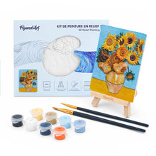 Carica l'immagine nel visualizzatore di Gallery, Kit Pittura in rilievo - Girasoli, Van Gogh Figured'Art