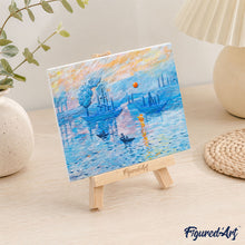 Carica l'immagine nel visualizzatore di Gallery, Kit Pittura in rilievo - Impressione, levar del sole, Monet