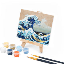 Carica l'immagine nel visualizzatore di Gallery, Kit Pittura in rilievo - La grande onda di Kanagawa