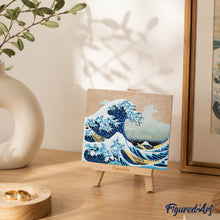 Carica l'immagine nel visualizzatore di Gallery, Kit Pittura in rilievo - La grande onda di Kanagawa
