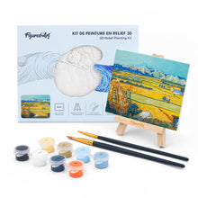 Carica l'immagine nel visualizzatore di Gallery, Kit Pittura in rilievo - La mietitura, Van Gogh Figured'Art