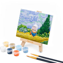 Carica l'immagine nel visualizzatore di Gallery, Kit Pittura in rilievo - La viandante del campo di grano