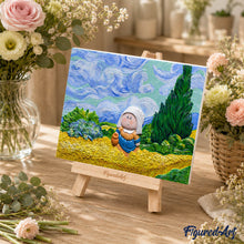 Carica l'immagine nel visualizzatore di Gallery, Kit Pittura in rilievo - La viandante del campo di grano