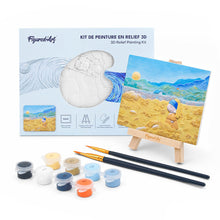 Carica l'immagine nel visualizzatore di Gallery, Kit Pittura in rilievo - Piccola perla nei campi d’oro Figured'Art