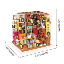 Carica l&#39;immagine nel visualizzatore di Gallery, Casa in miniatura 3D - Lo studio di Sam
