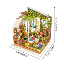 Carica l&#39;immagine nel visualizzatore di Gallery, Casa in miniatura 3D - L&#39;ingresso fiorito della Signora Miller