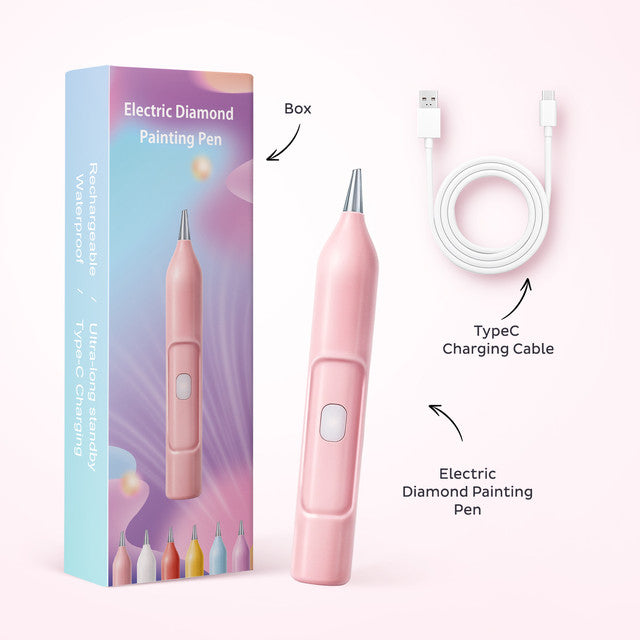 Penna Diamond Painting Elettrica senza Cera