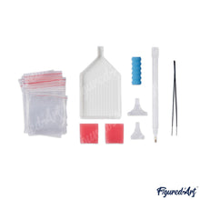 Carica l&#39;immagine nel visualizzatore di Gallery, Diamond Painting - Salone addobbato a Natale 40x50cm tela già incorniciata