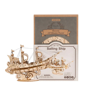 Puzzle 3D - Nave a vela