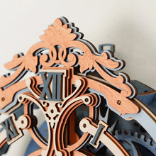 Carica l&#39;immagine nel visualizzatore di Gallery, Puzzle 3D - Orologio da parete romantico