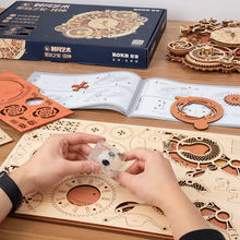 Carica l&#39;immagine nel visualizzatore di Gallery, Puzzle 3D - Orologio da parete dello zodiaco