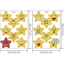 Carica l'immagine nel visualizzatore di Gallery, Diamond Painting 5D 16 Adesivi Stelle Emoji