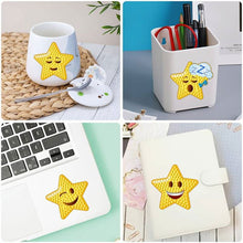 Carica l'immagine nel visualizzatore di Gallery, Diamond Painting 5D 16 Adesivi Stelle Emoji