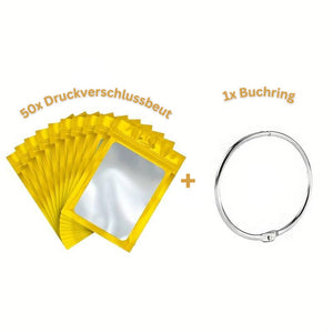 50 Sacchetti richiudibili per Diamond Painting 5D in 8 Colori