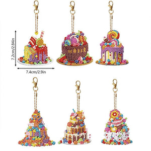 Ciondolo Diamond Painting 5D Torta