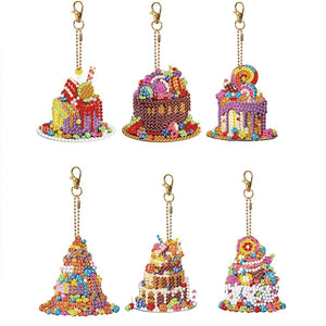 Ciondolo Diamond Painting 5D Torta